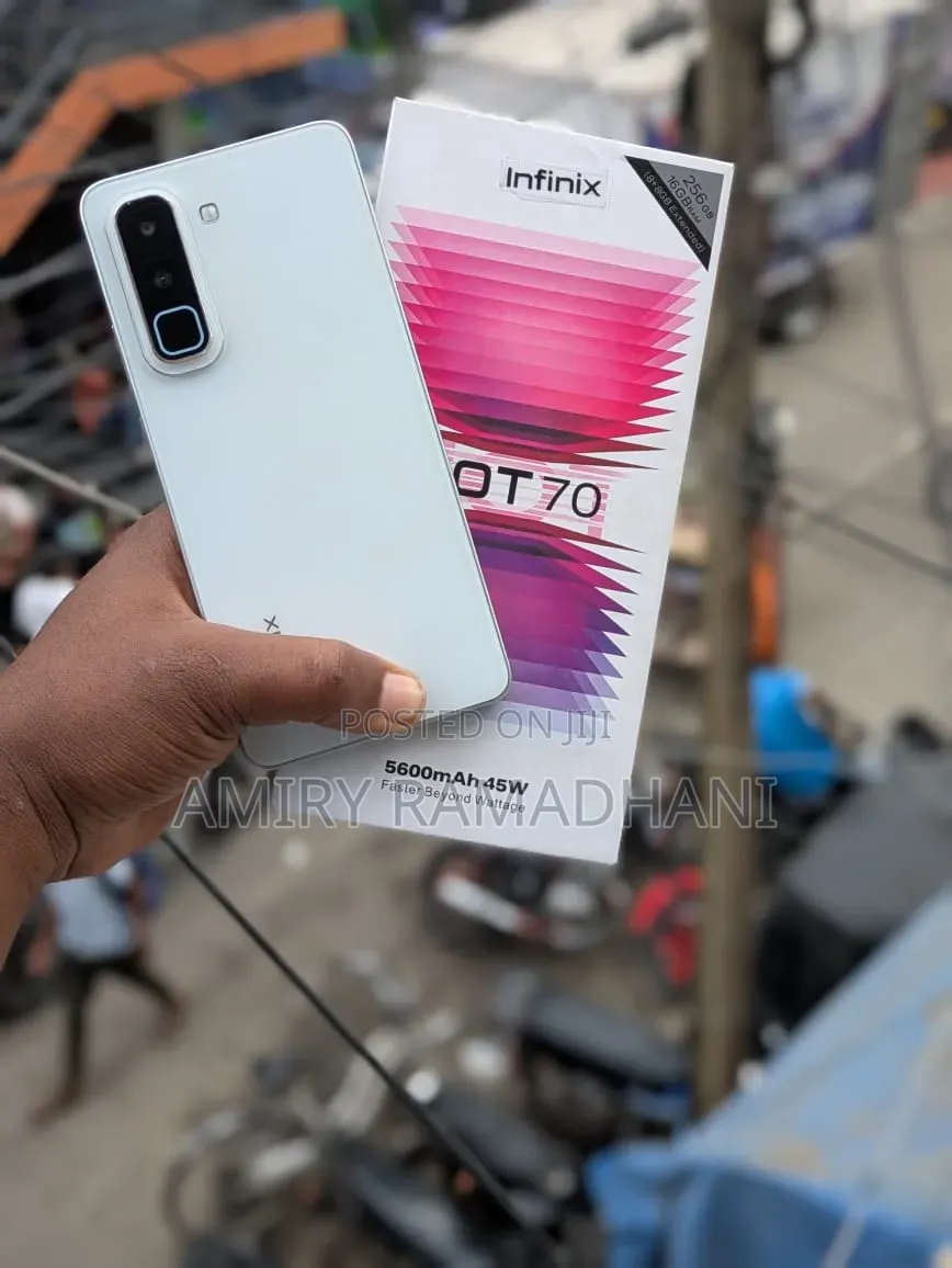 New Infinix Hot 70 256 GB White