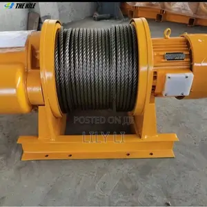 Heavy Duty Horizontal Winch Electric Cable Drum Lifting Equipment