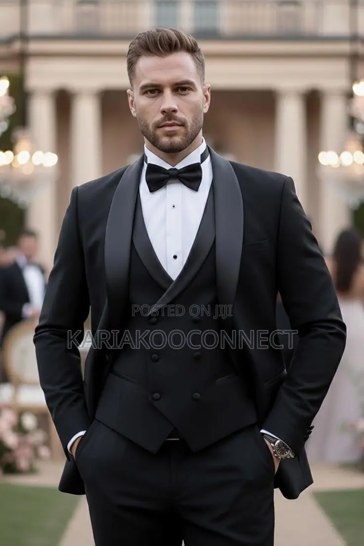 Classic Peak-Lapel Tuxedo Suit
