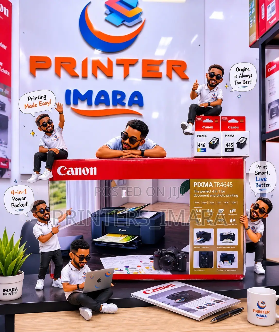🖨 Canon Pixma Tr4640 – 4-in-1 Wireless Printer 🖨