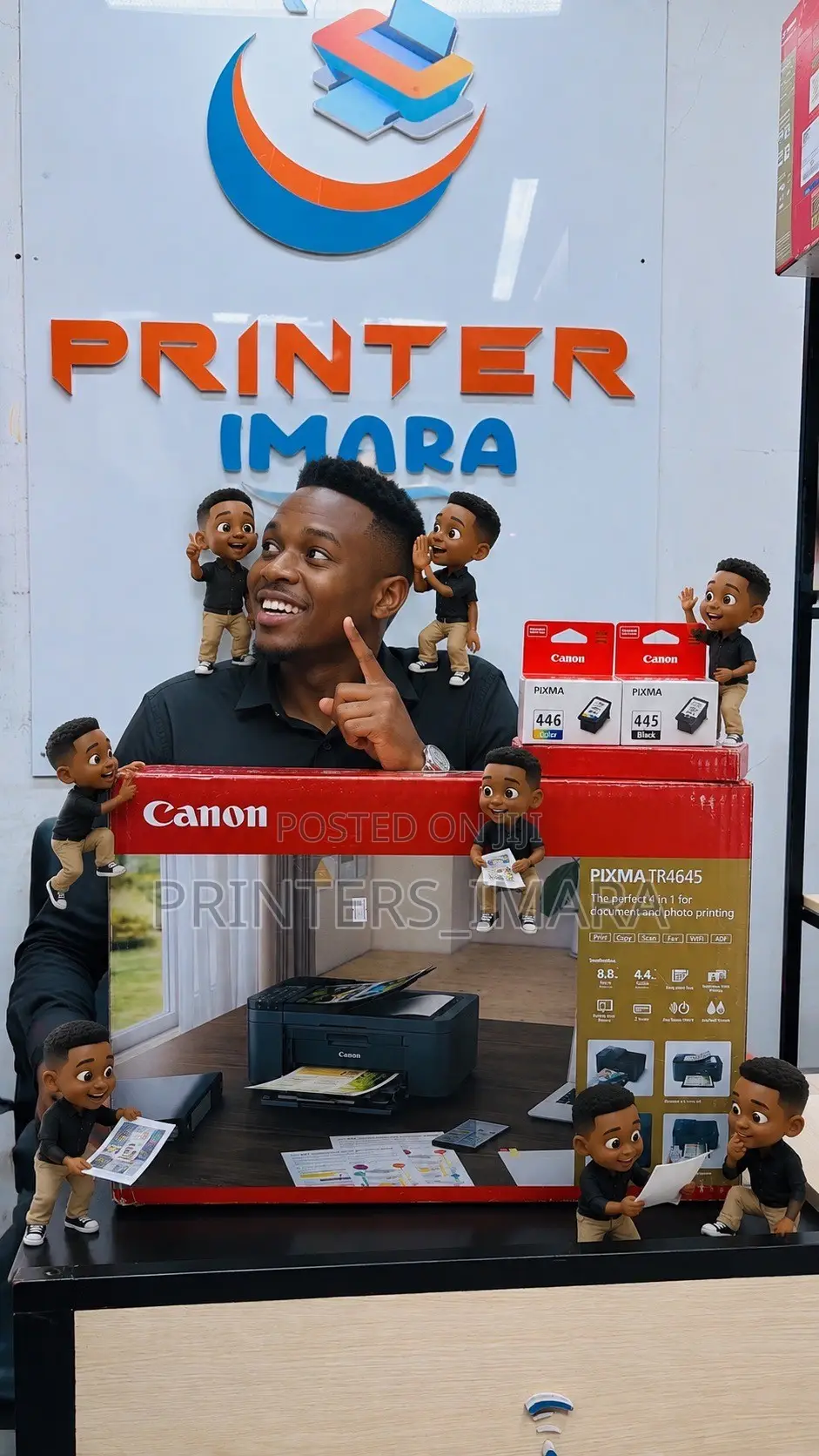 🖨 Canon Pixma Tr4640 – 4-in-1 Wireless Printer 🖨