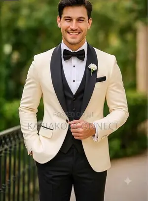 Ivory & Black Contrast Tux