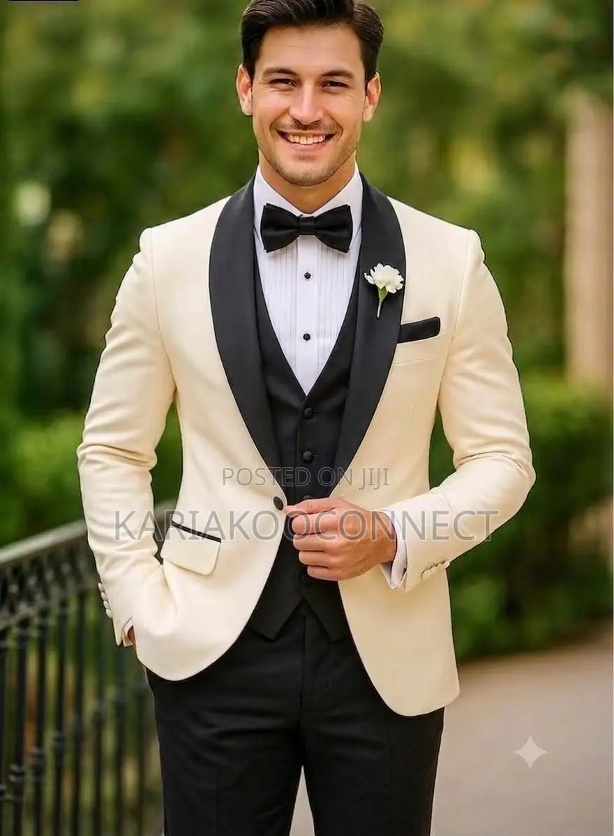 Ivory & Black Contrast Tux