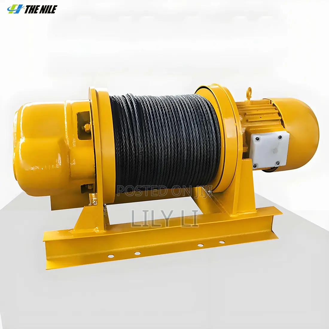 Horizontal Winch With Thickened Steel Wire Rope All Copper Motor