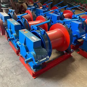 Horizontal Winch With Thickened Steel Wire Rope All Copper Motor