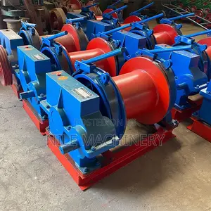Horizontal Winch With Thickened Steel Wire Rope All Copper Motor
