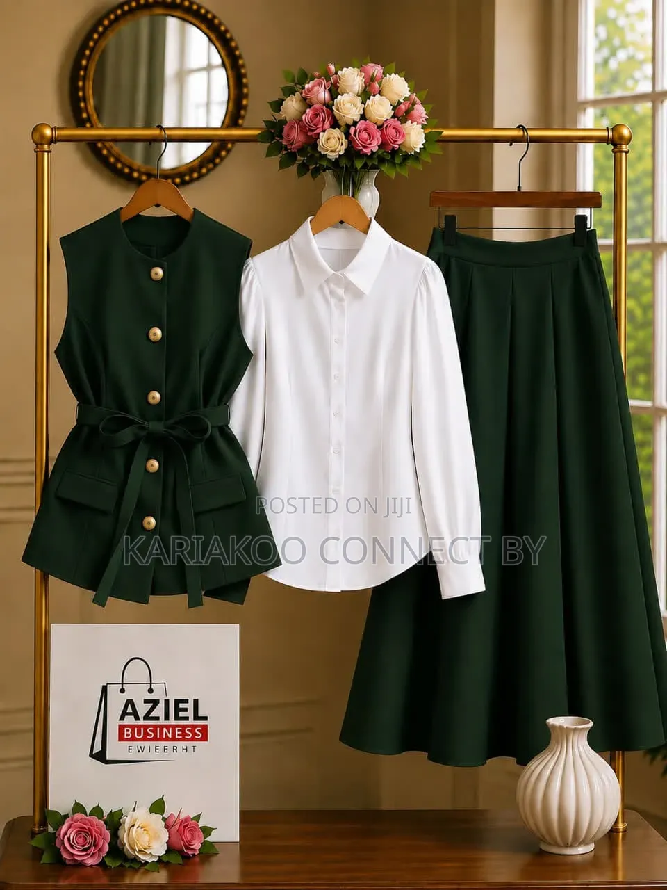 Executive Women’s 3-Piece Office Outfit🔥👗