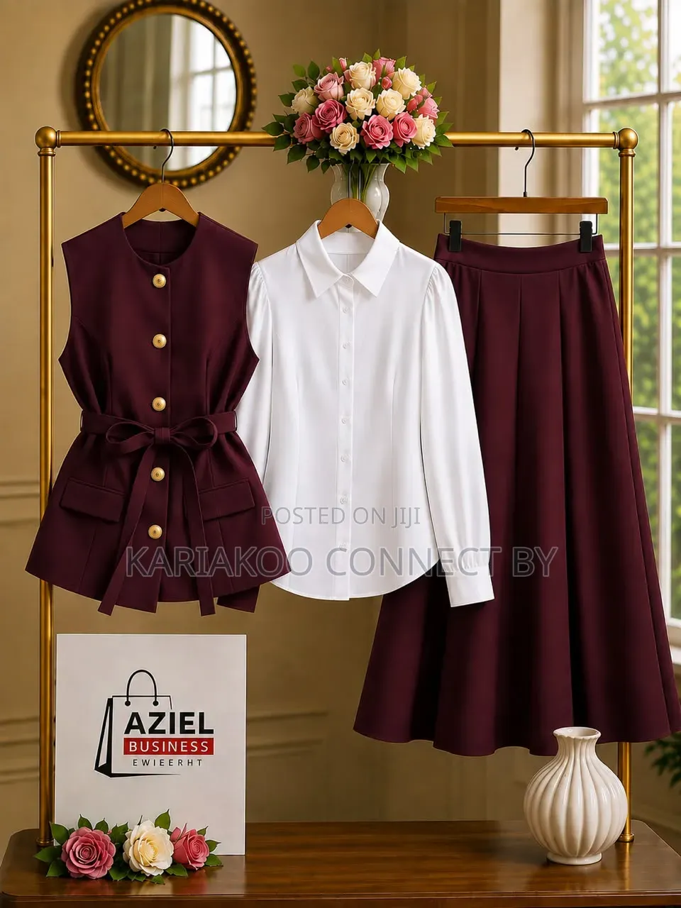 Executive Women’s 3-Piece Office Outfit🔥👗