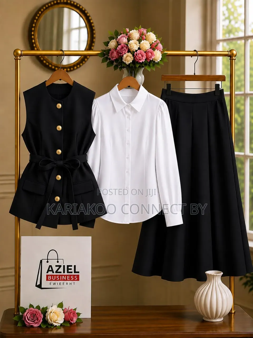 Executive Women’s 3-Piece Office Outfit🔥👗