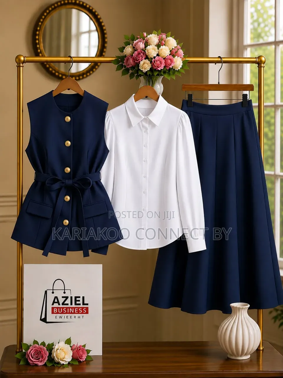 Executive Women’s 3-Piece Office Outfit🔥👗