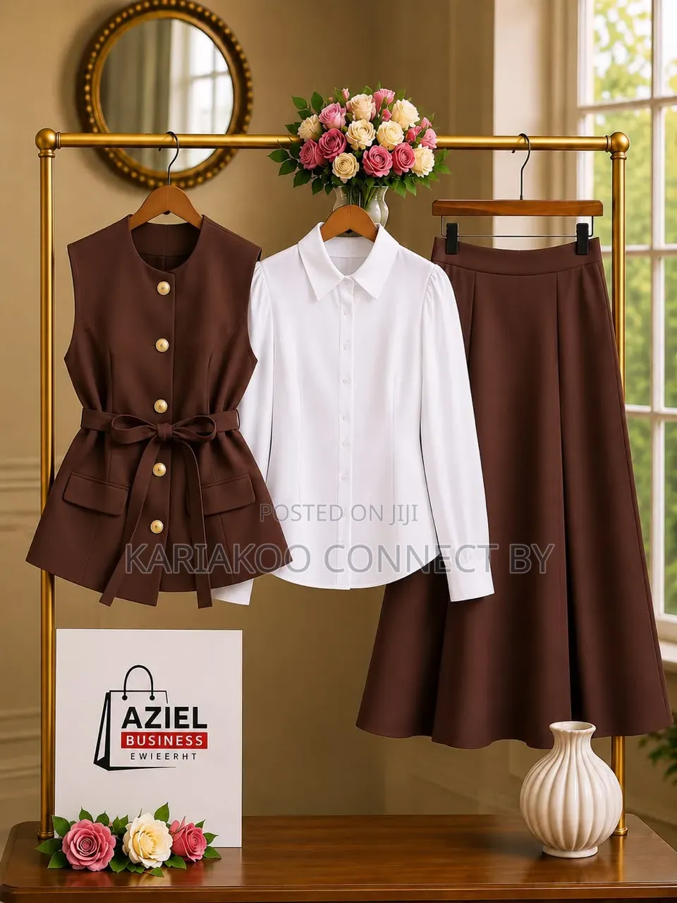 Executive Women’s 3-Piece Office Outfit🔥👗