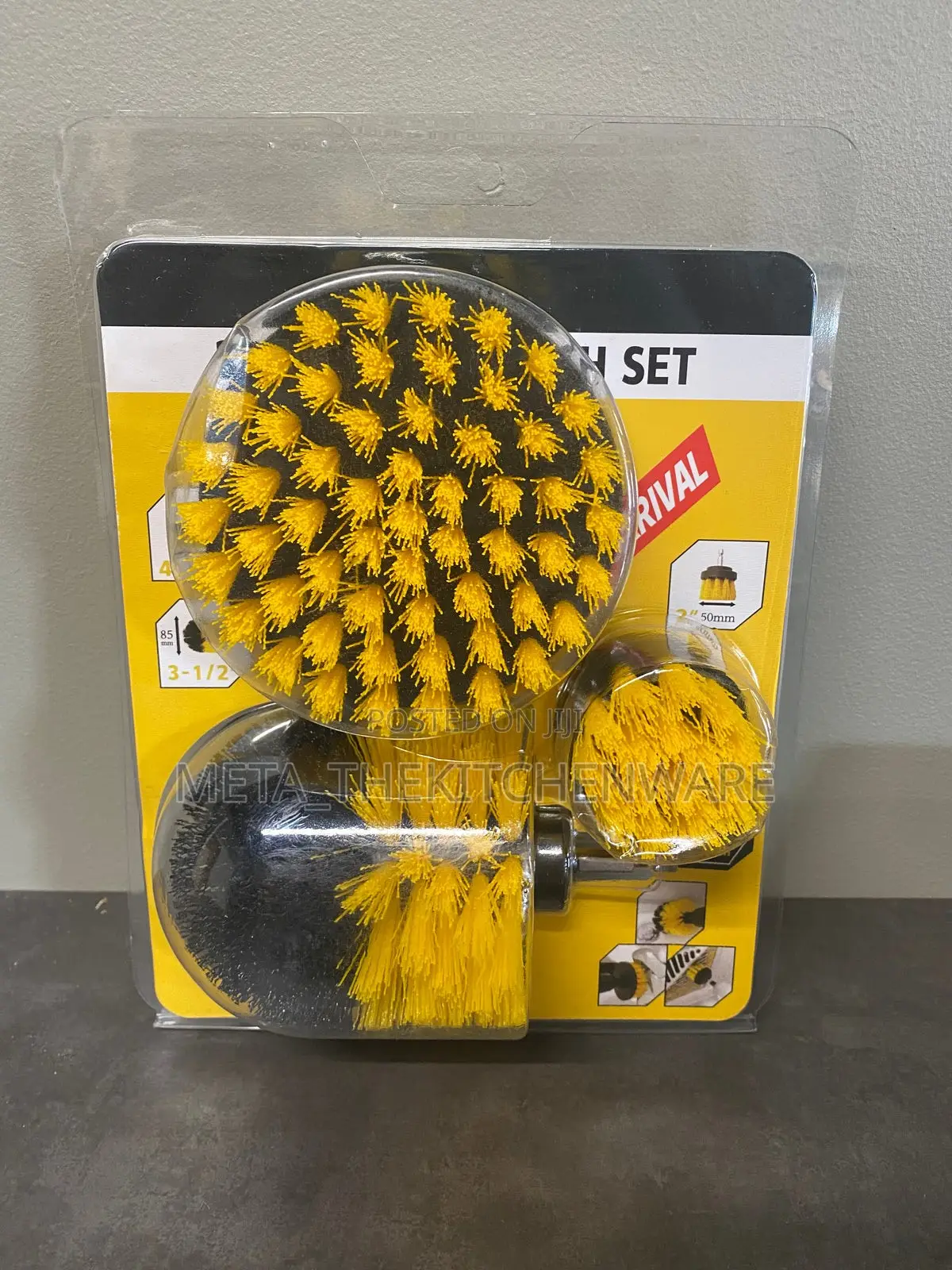 Drill Brush Set 3 Pieces