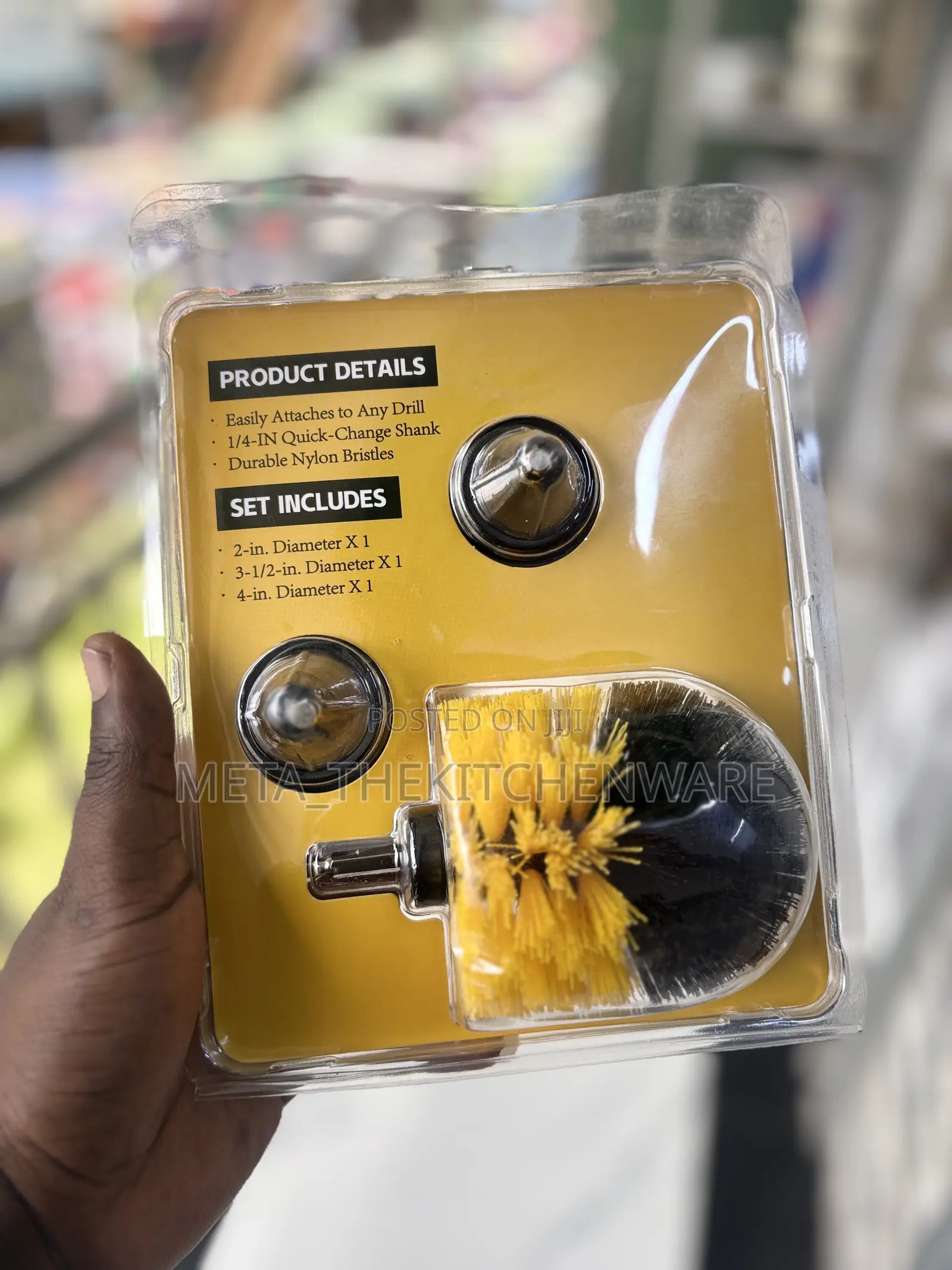 Drill Brush Set 3 Pieces