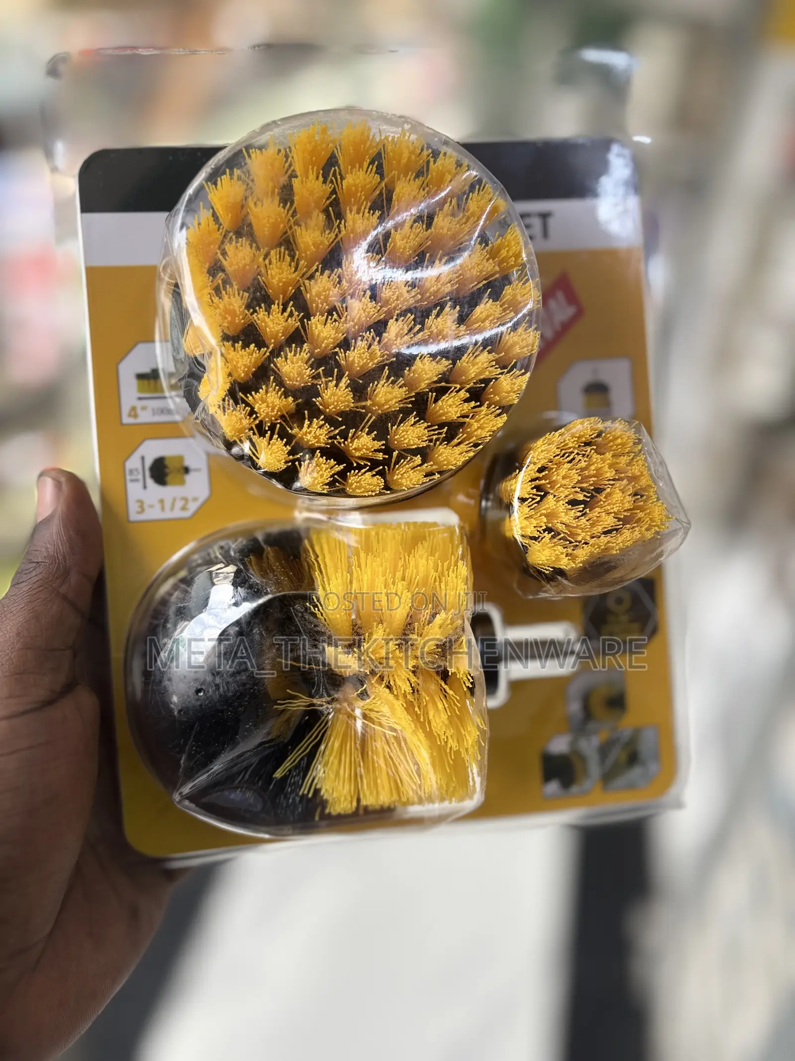 Drill Brush Set 3 Pieces