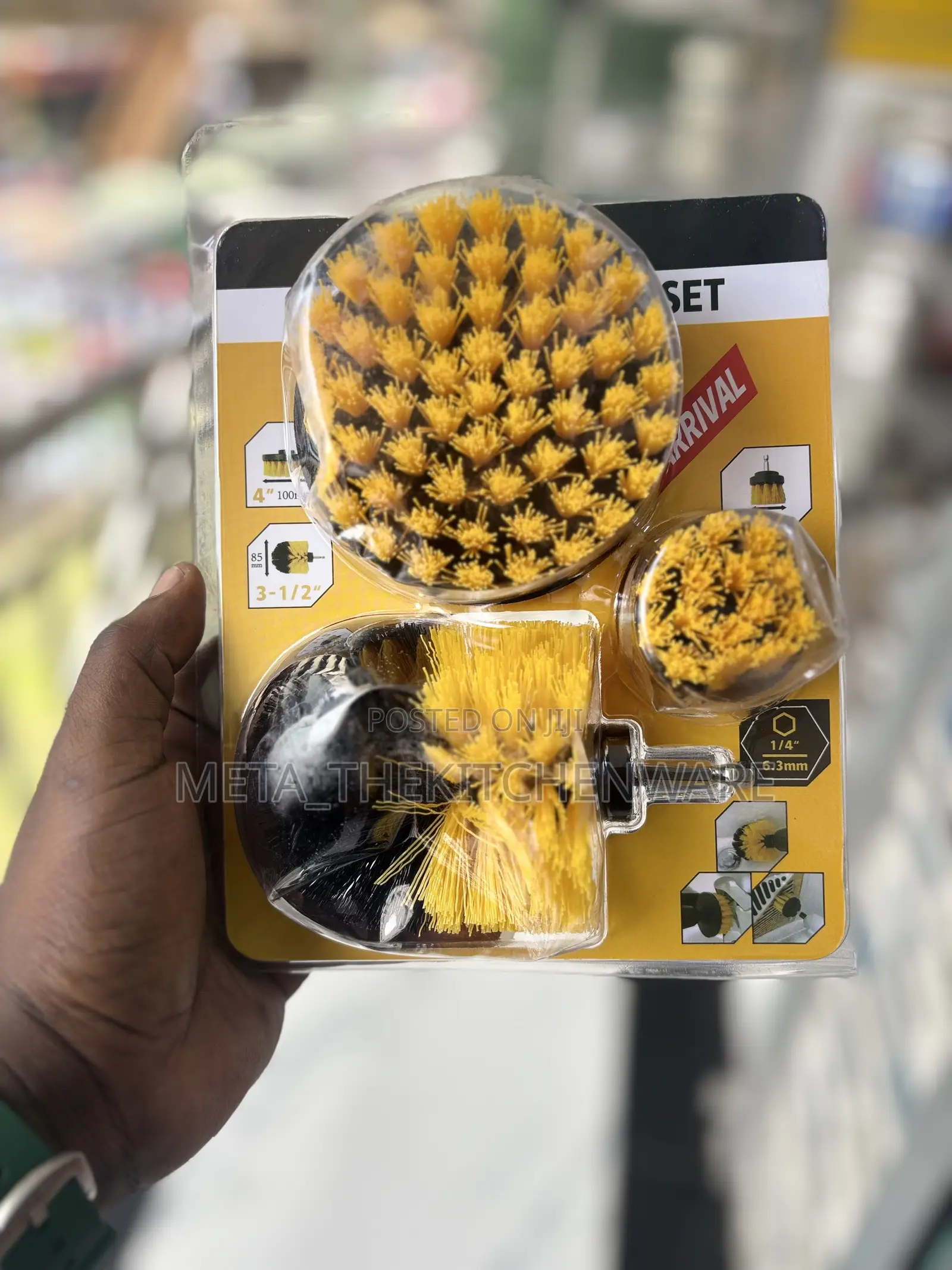 Drill Brush Set 3 Pieces