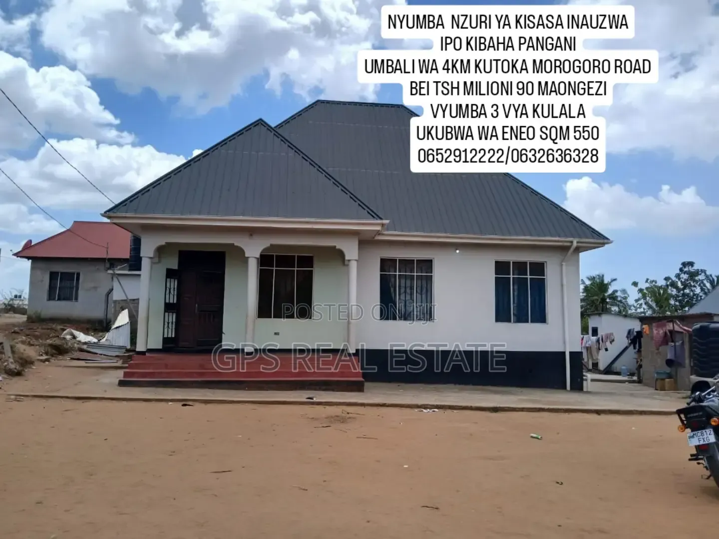 3bdrm House in Kibaha Pangani, Maili Mmoja for sale