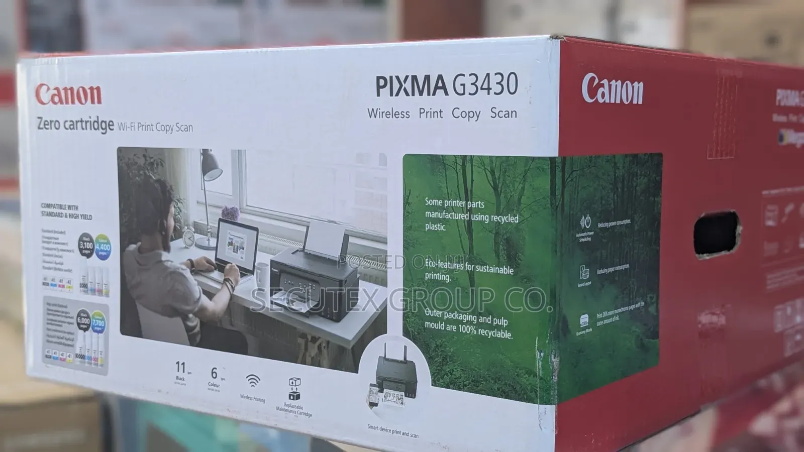 Canon PIXMA G3430 Wireless All-in-One Printer – Print, Scan & Copy Ink