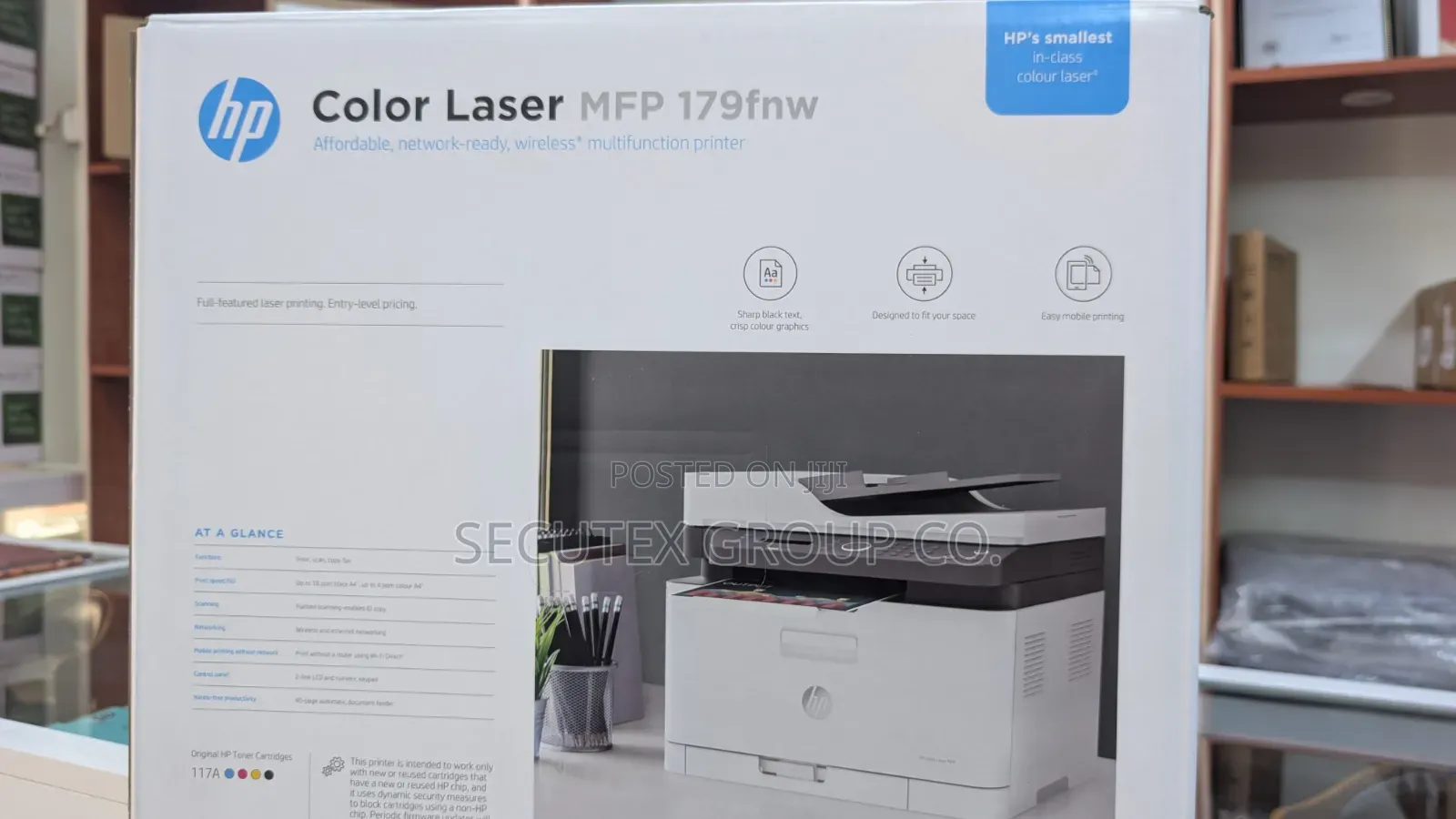 HP Color Laser MFP 179fnw – Wireless Colour Multifunction Printer |