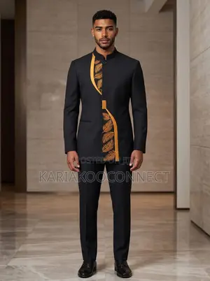 Golden Cascade Men’s Suit