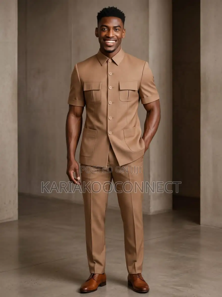 Safari Shirt-Jacket Suit