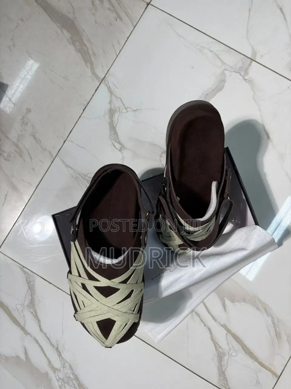 These Are the Brown Rick Owens Megalace Mule Granola