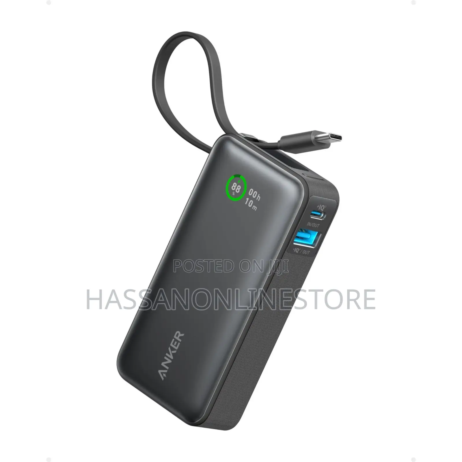 Anker Lightweight Nano Power Bank 30W With Built-in USB-C Cable