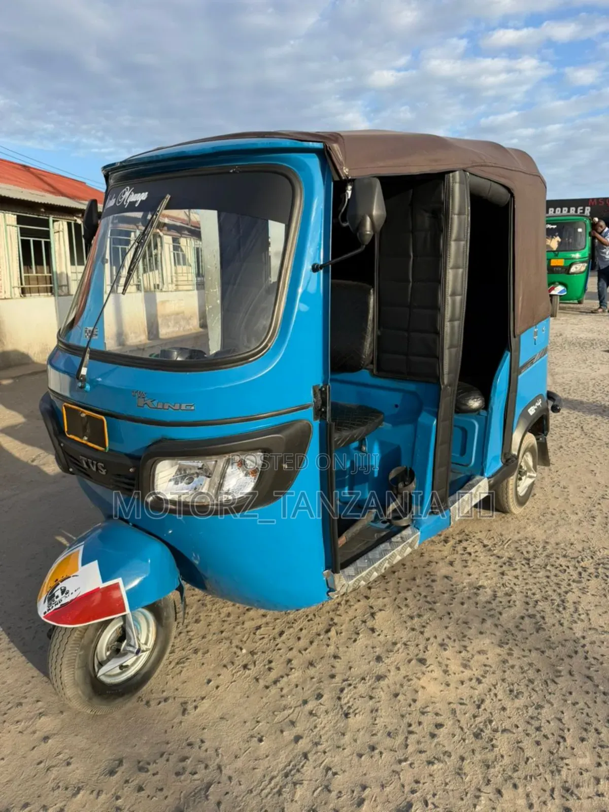 TVS King Deluxe Plus iTouch Start 2023 Blue