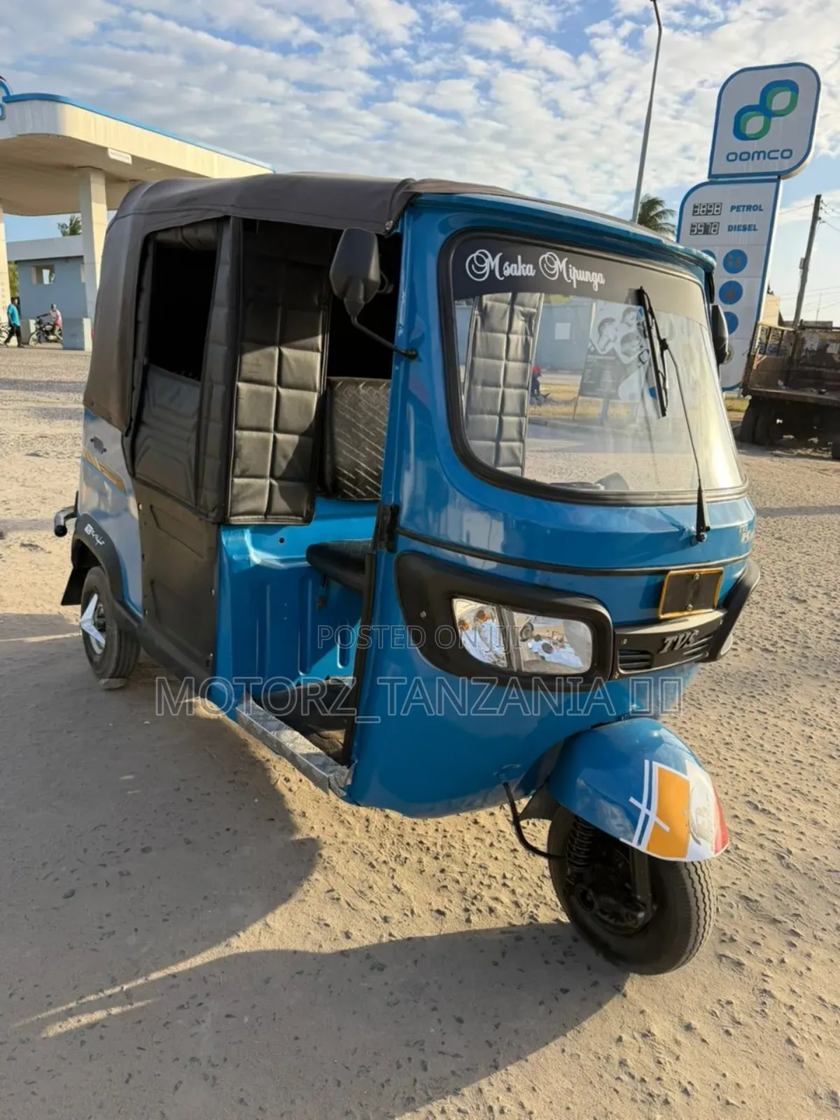 TVS King Deluxe Plus iTouch Start 2023 Blue