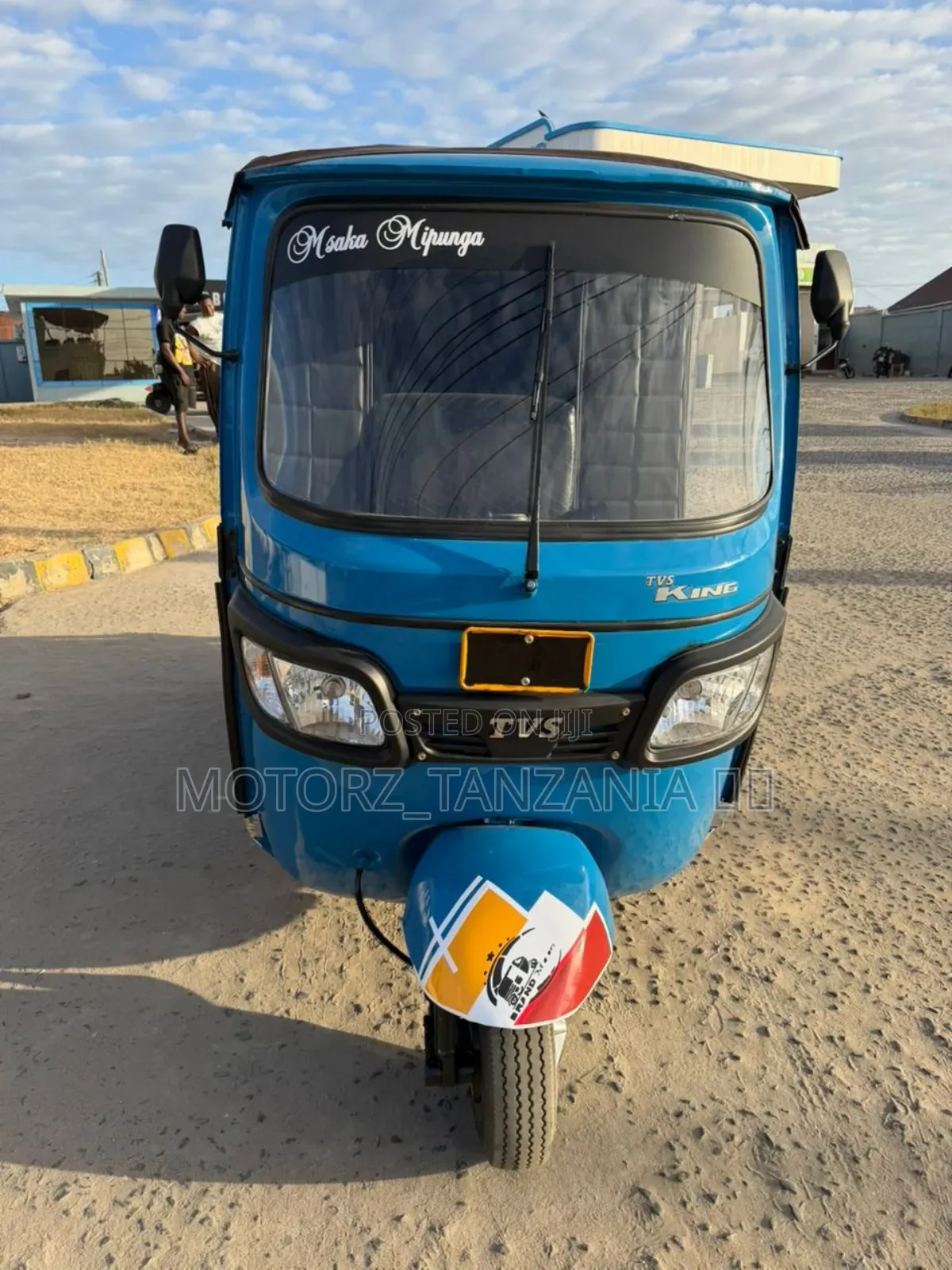 TVS King Deluxe Plus iTouch Start 2023 Blue