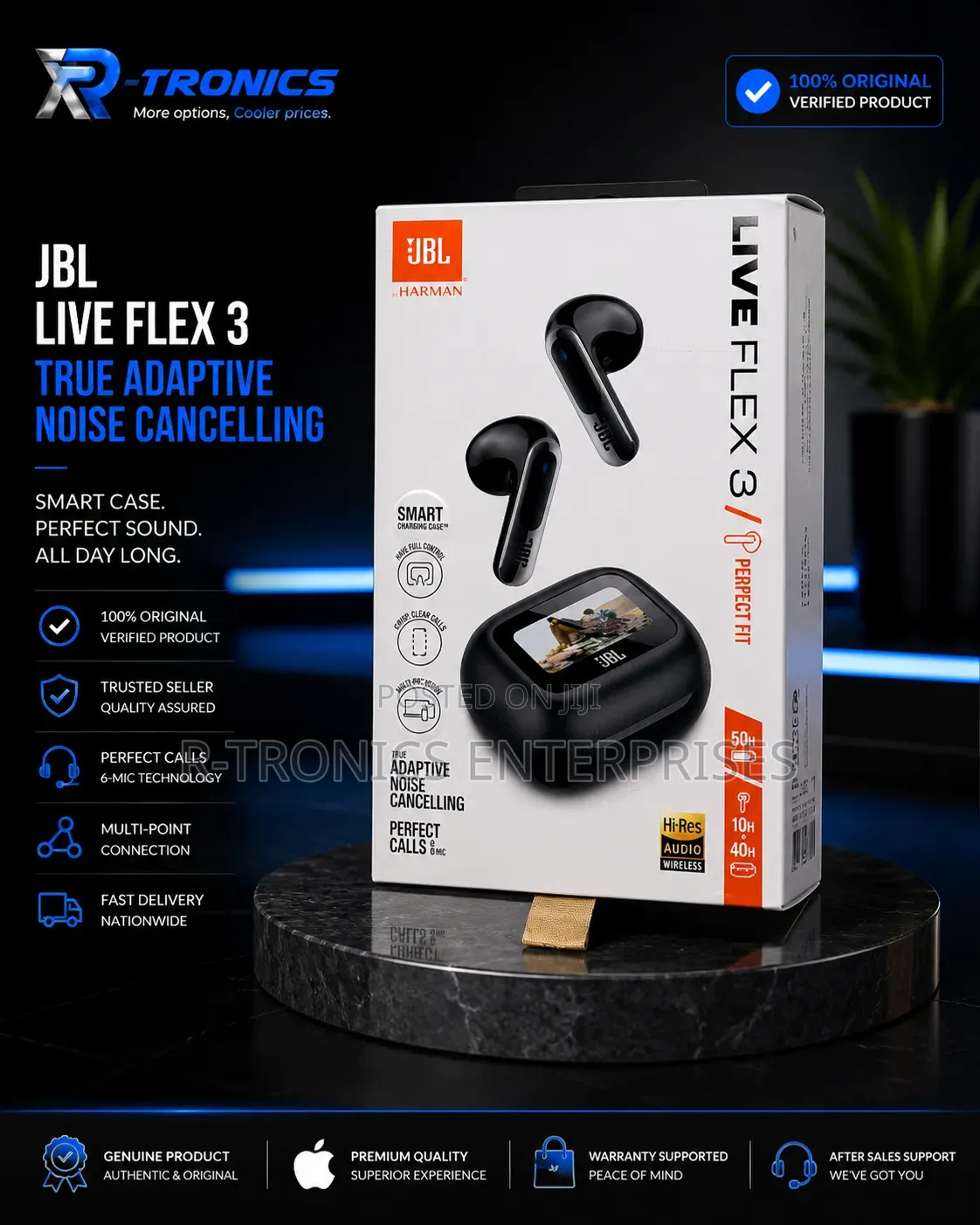 JBL's Live Flex 3 Earbuds