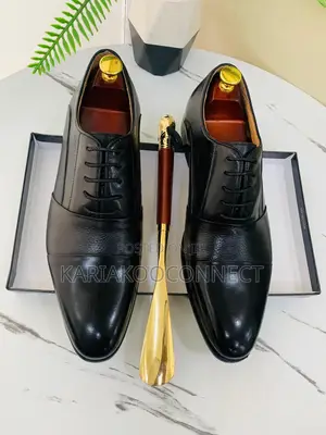 Paul Smith Leather Cap-Toe Oxford Dress Shoes