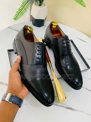 Paul Smith Leather Cap-Toe Oxford Dress Shoes
