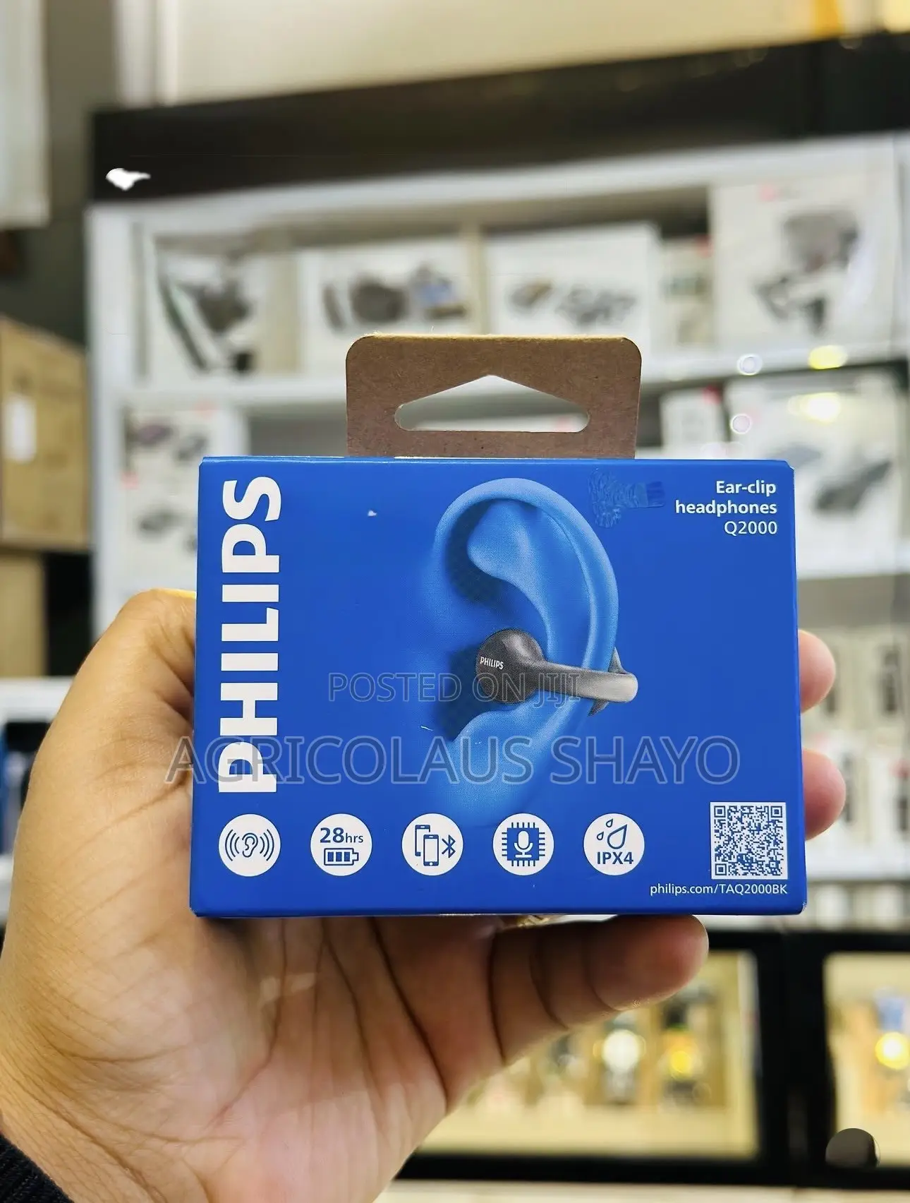 Philips Q2000 Ear-Clip Wireless Headphones
