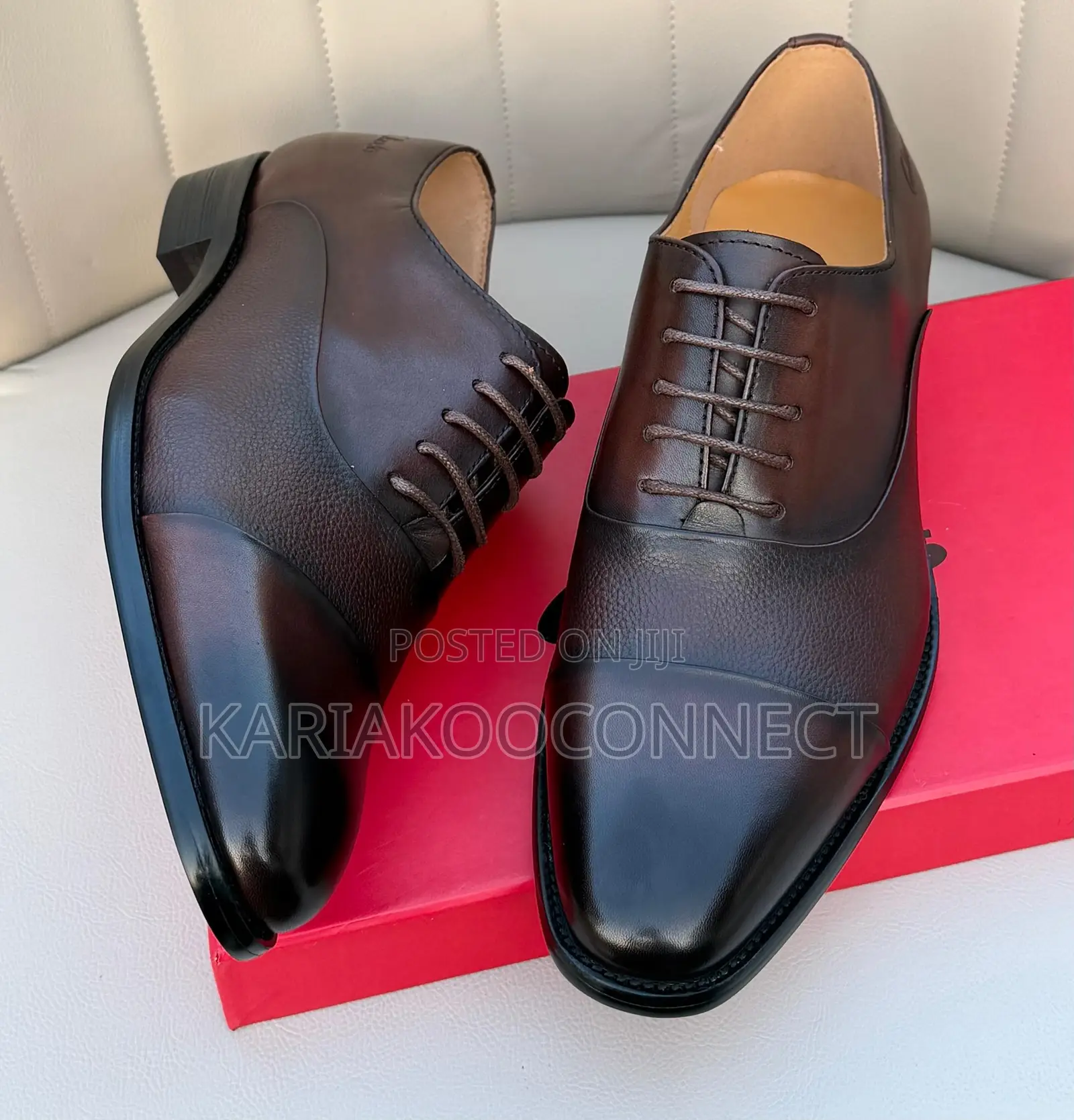 Paul Smith Leather Cap-Toe Oxford Dress Shoes