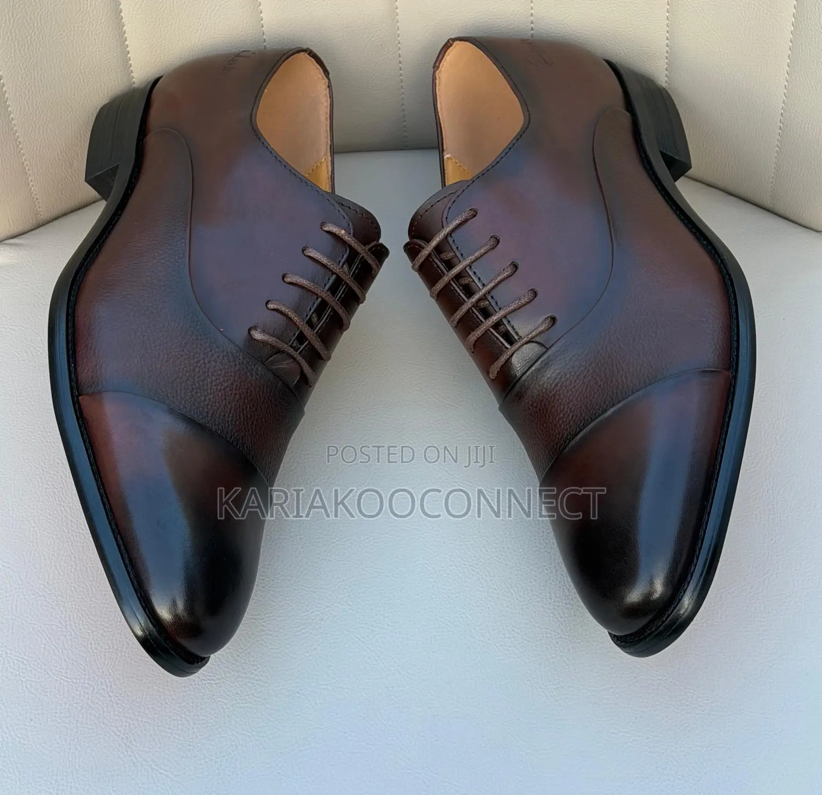 Paul Smith Leather Cap-Toe Oxford Dress Shoes