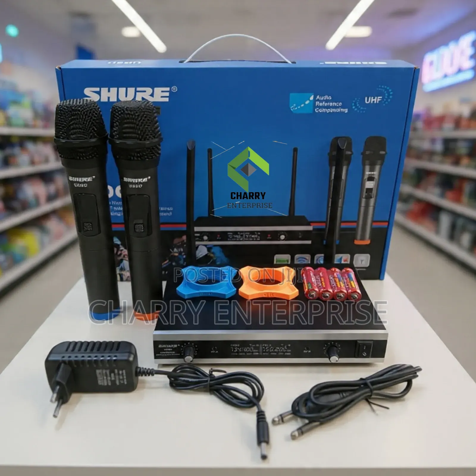 Shure UHF Vocal Wireless Microphone Mic UR8D 100M Long