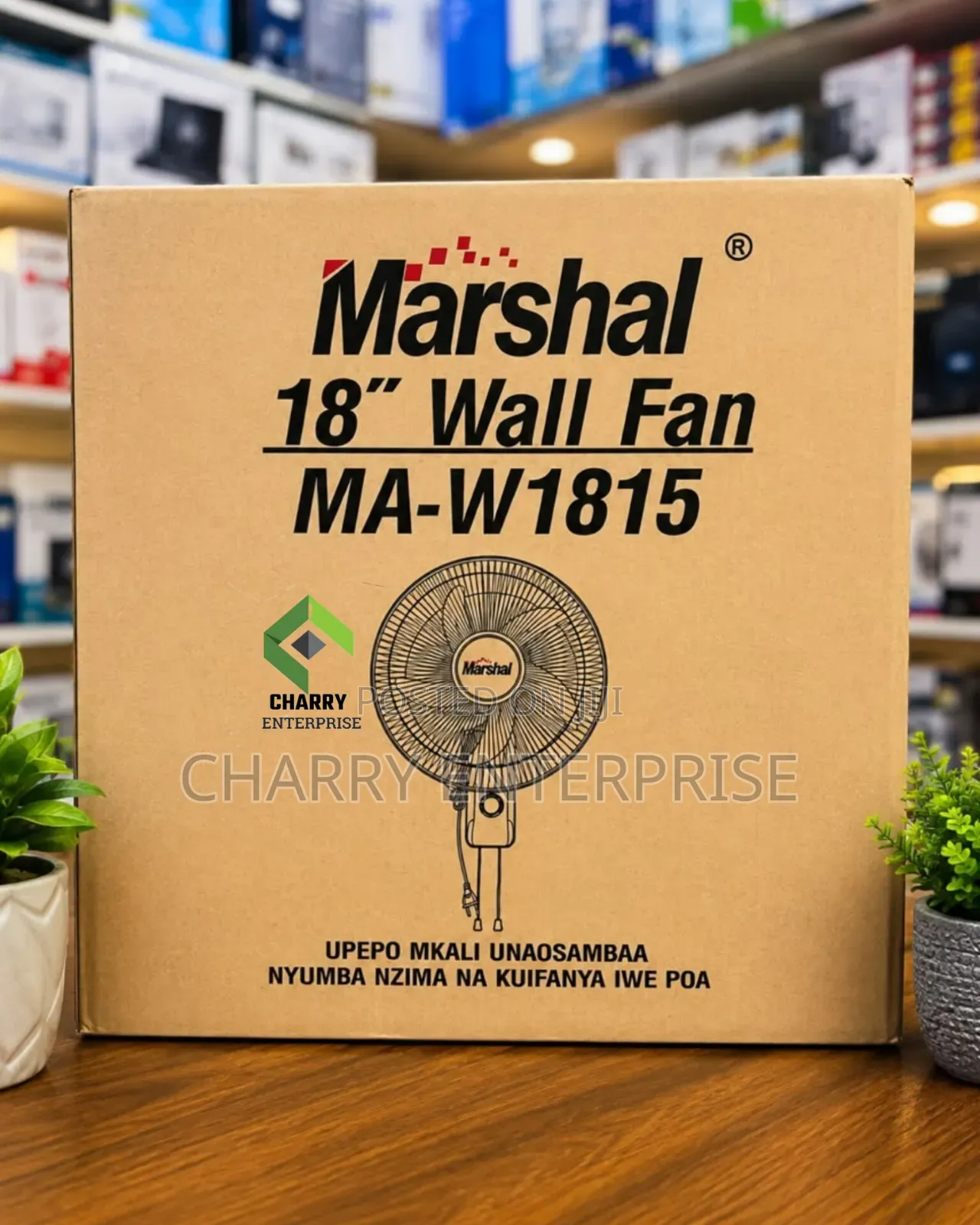 MARSHAL WALL FAN SIZE 18" Inch Feni Ya Ukutani