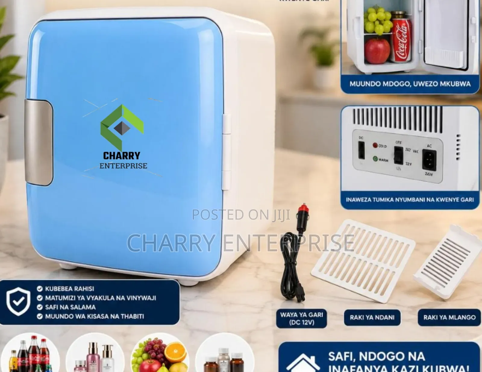 Portable CAR COOLER Mini Fridge for Vehicle and Home Use Friji Ya Gari