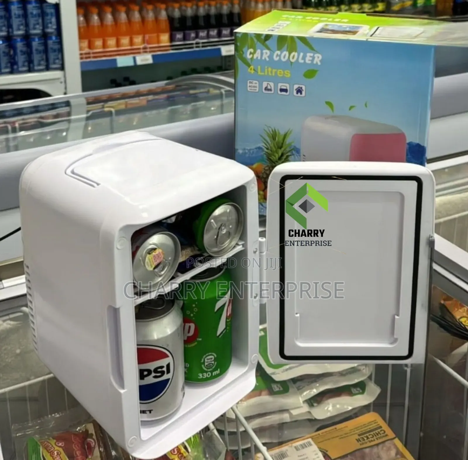 Portable CAR COOLER Mini Fridge for Vehicle and Home Use Friji Ya Gari
