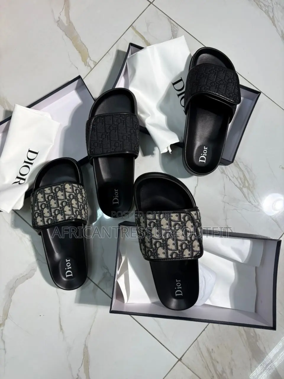Dior Aqua Sandals Quality Full Package |Dior