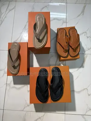 Louis Vuitton Thong Sandals Featured Subtle Embossed Logo on the Strap