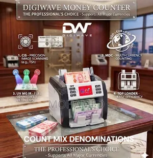 Digiwave Top Load Multi-Denomination Money Counter 🔥🔥