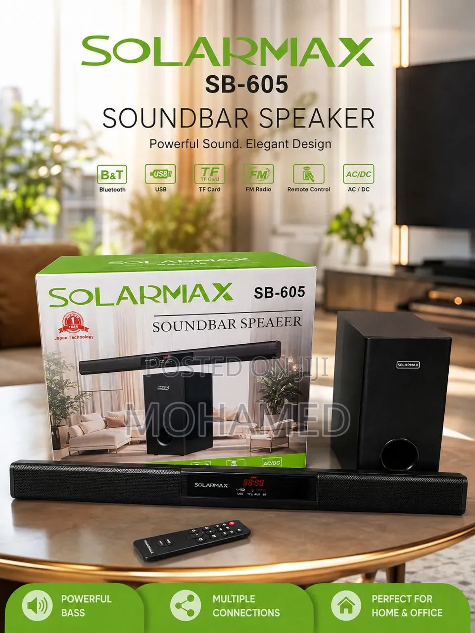 Solarmax Sound Bar 🔥🔥