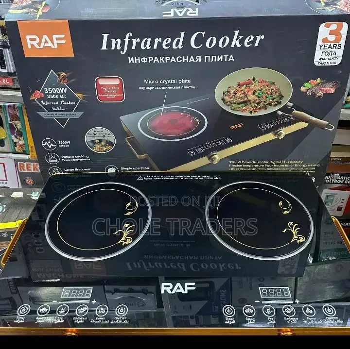 RAF Double-Burner Infrared Cooker
