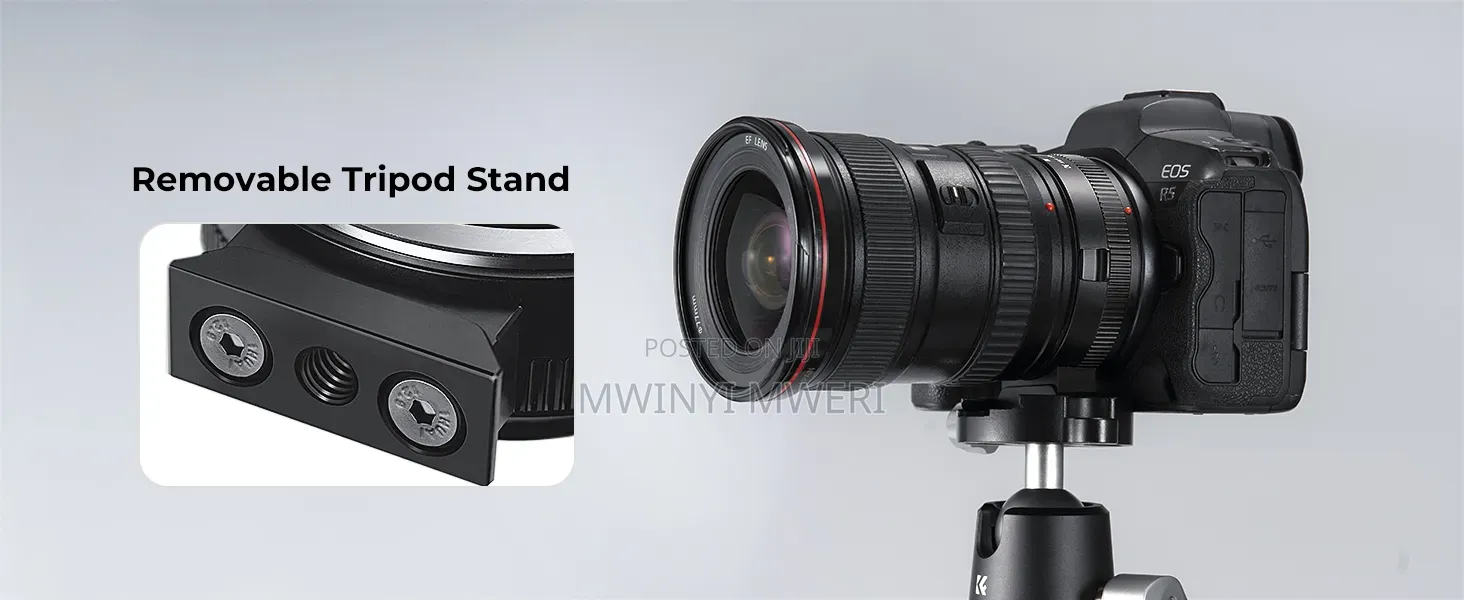 K&F CONCEPT EF to EOS R/Eos M Adapter Auto Focus Lens Mount Adapter