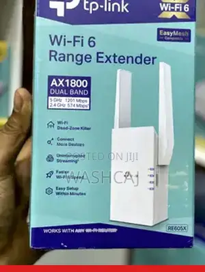TP-Link Re605x Ax1800 Wi-Fi 6 Range Extender.