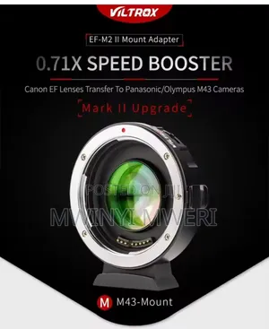 Viltrox EF-M2II 0.71x Speed Booster Adapter for Lumix to EF Lens