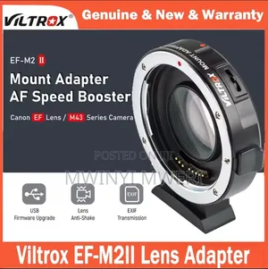 Viltrox EF-M2II 0.71x Speed Booster Adapter for Lumix to EF Lens