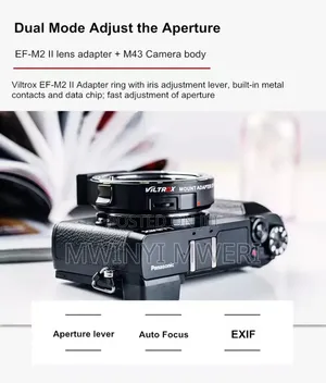 Viltrox EF-M2II 0.71x Speed Booster Adapter for Lumix to EF Lens