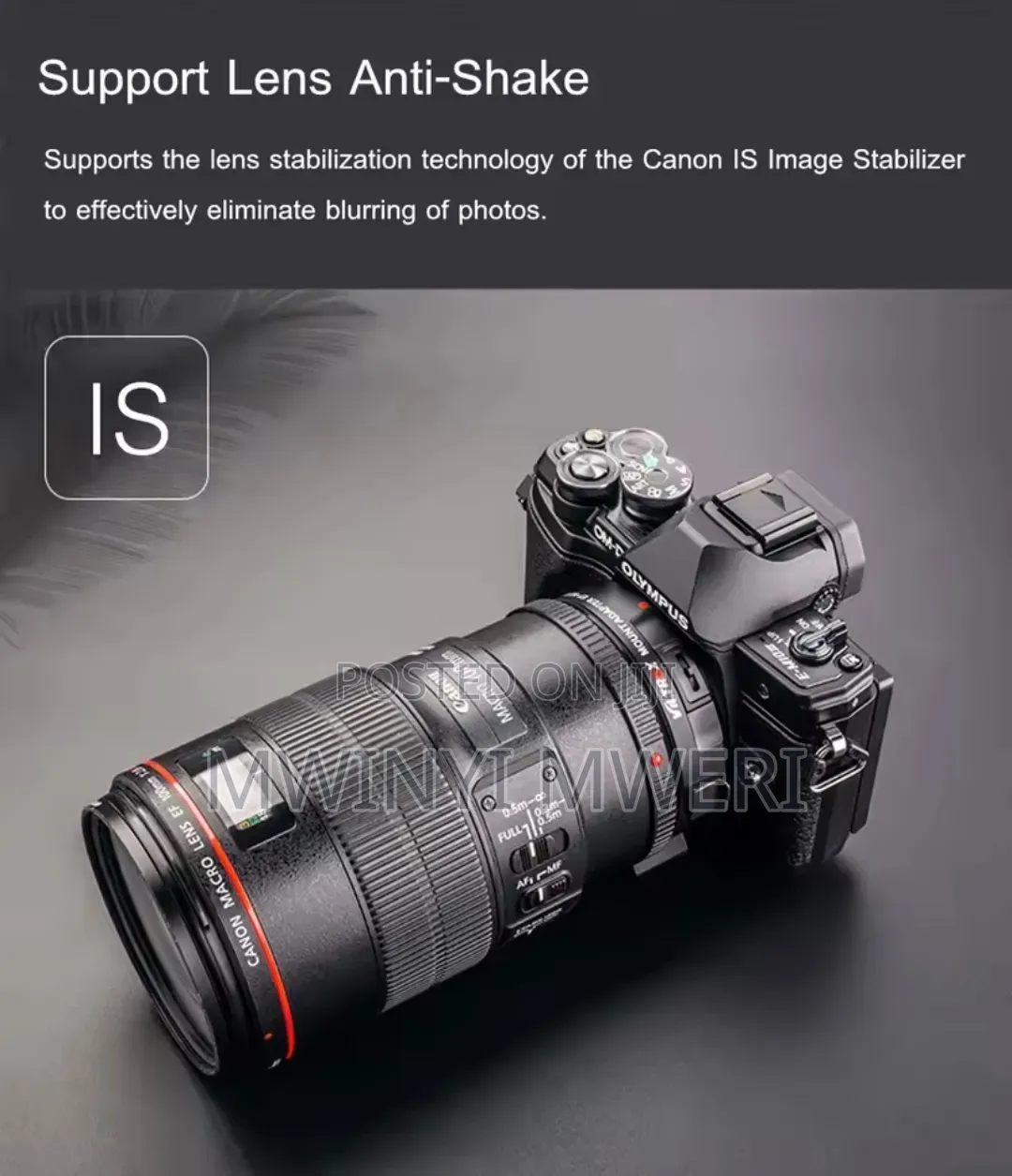 Viltrox EF-M2II 0.71x Speed Booster Adapter for Lumix to EF Lens